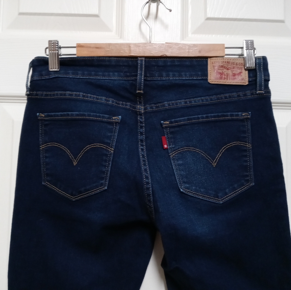Levi's 711 Skinny Blue Jeans